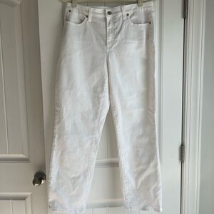 Talbots Women's White Slim Ankle Leg Jeans